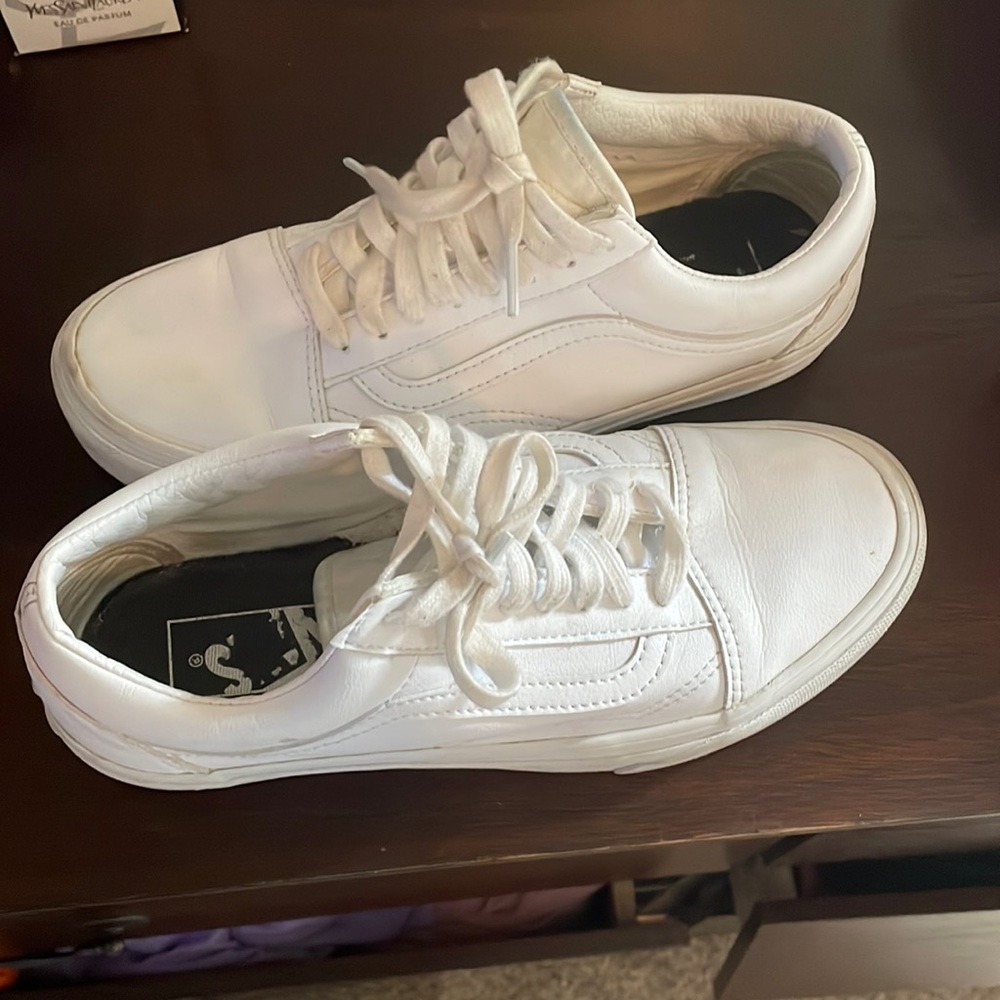 White sneakers